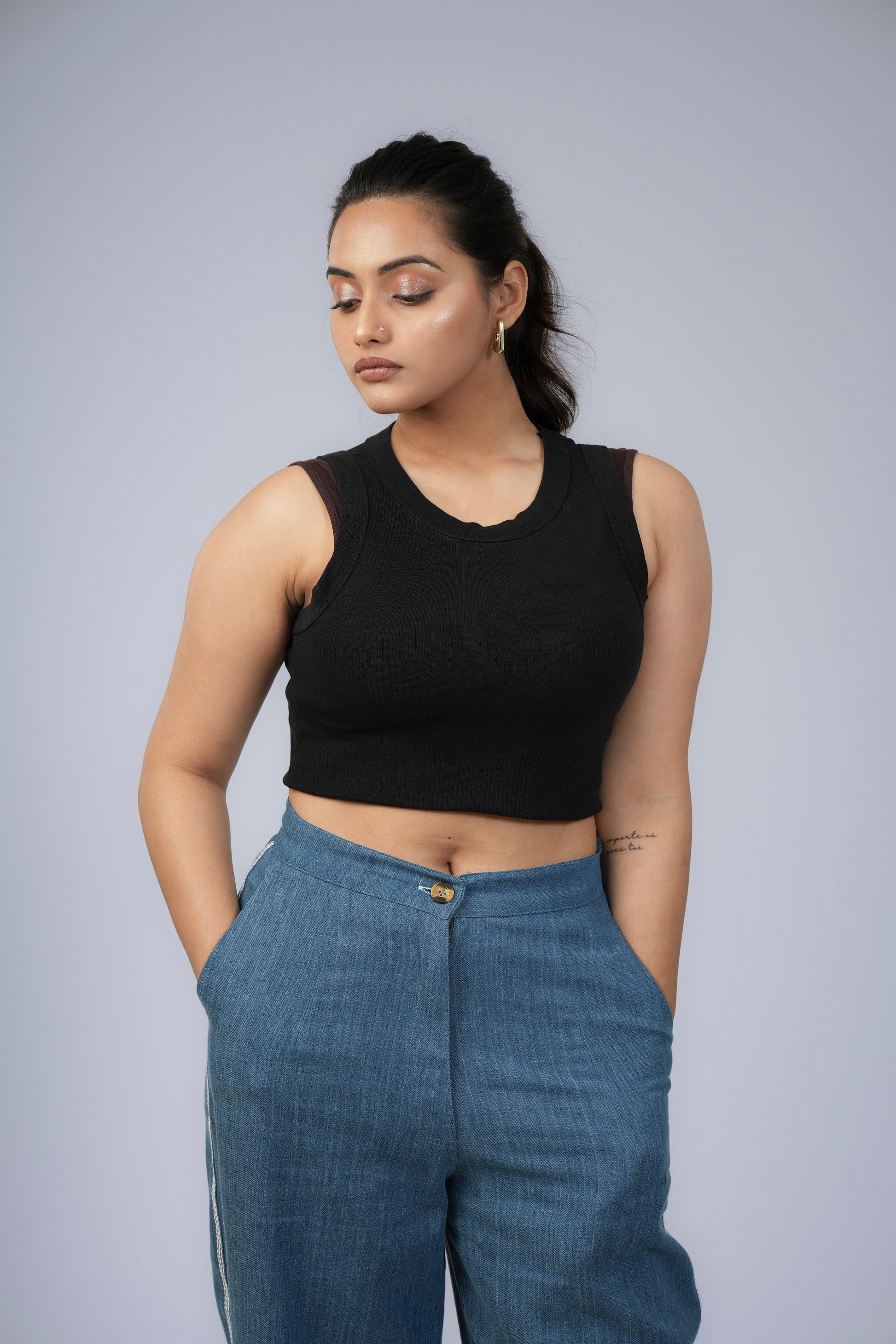 INDIGO STICH CORD SET Label By Mohita