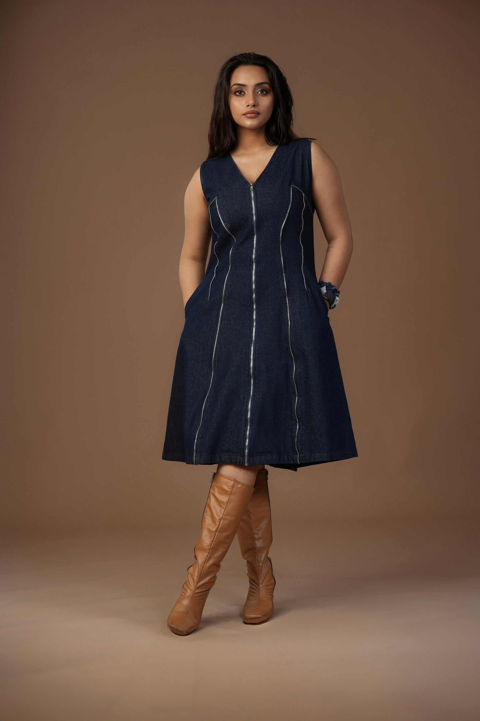 ZIPLINE DRESS Label By Mohita