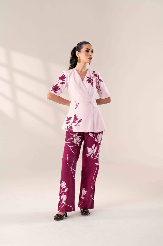 BLUSH PINK CO-ORD SET Label By Mohita