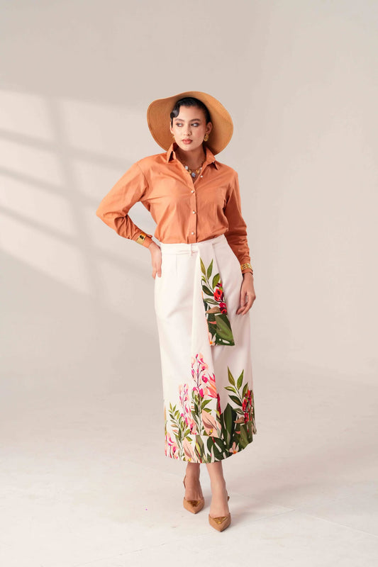 STORIES IN BLLOM SKIRT Label By Mohita