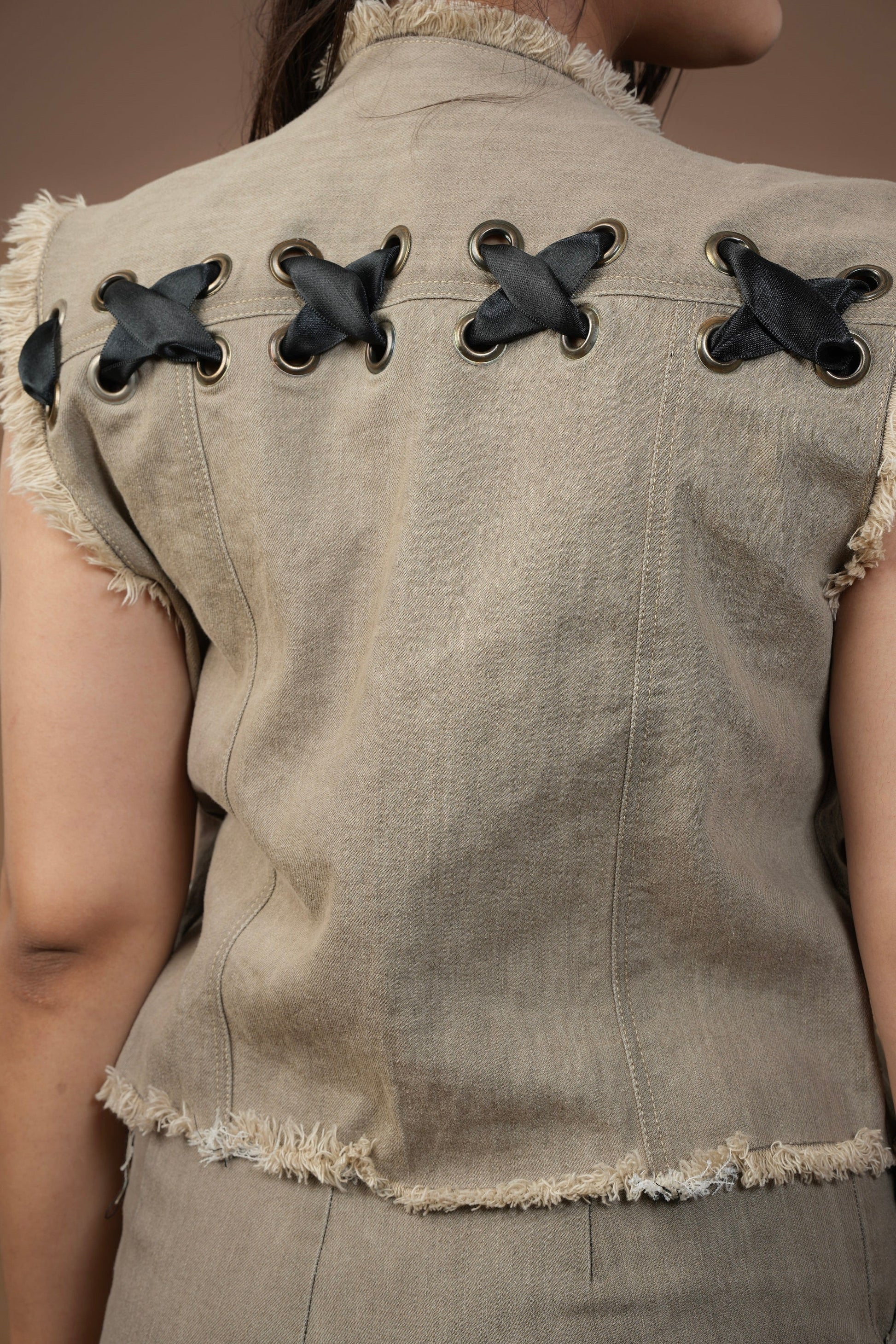 EYELET DUAL BLAZER Label By Mohita