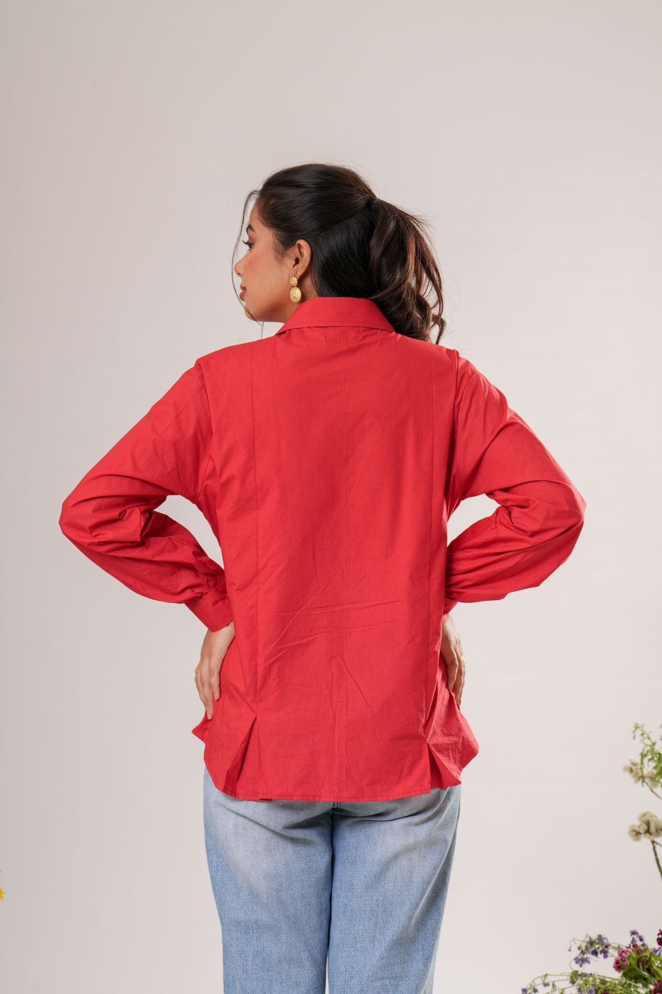 Playful Embroidered shirt Label By Mohita