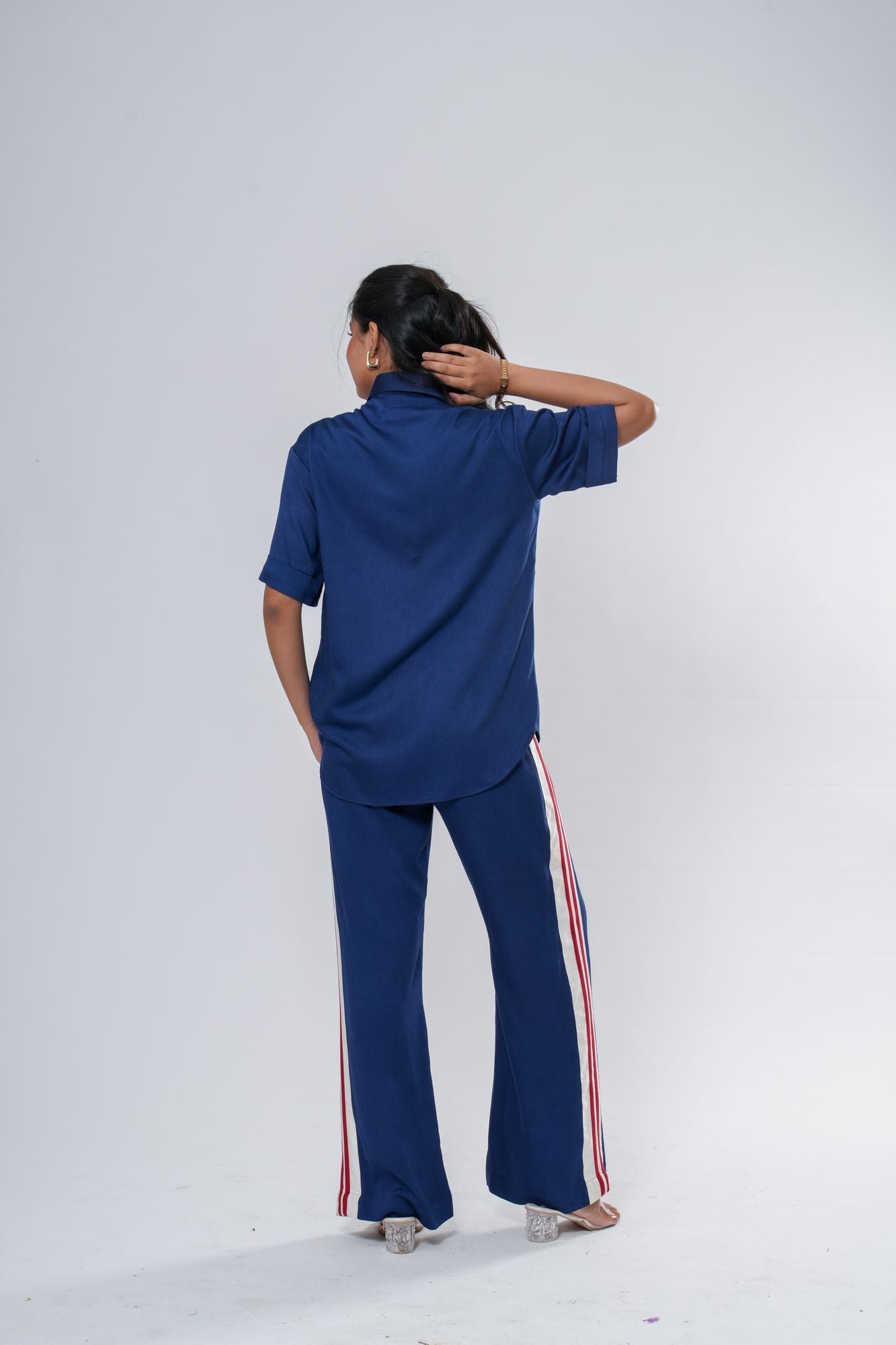 Stripe Detail Co-ord Set Label By Mohita