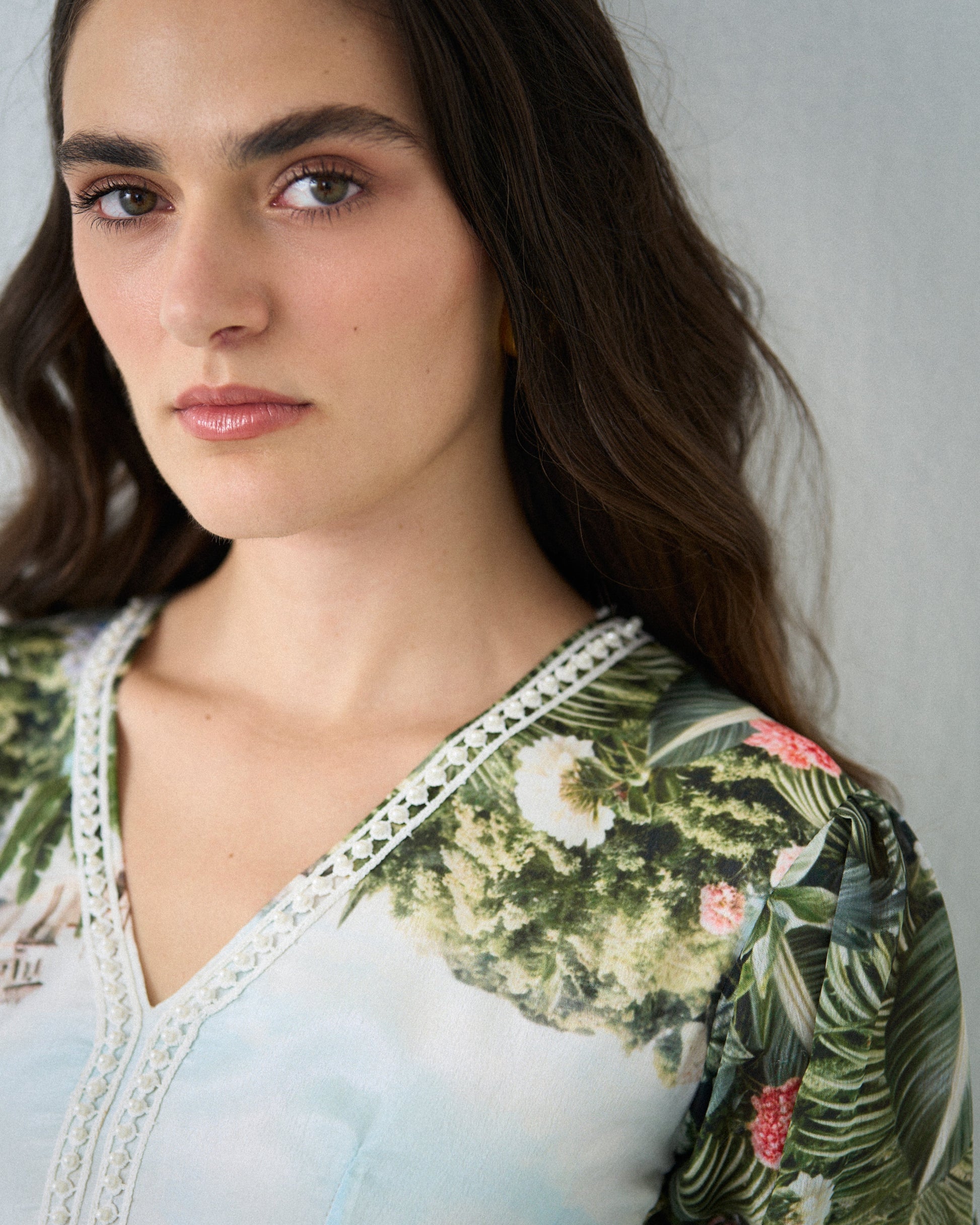 Safari deer lace maxi dress Label By Mohita