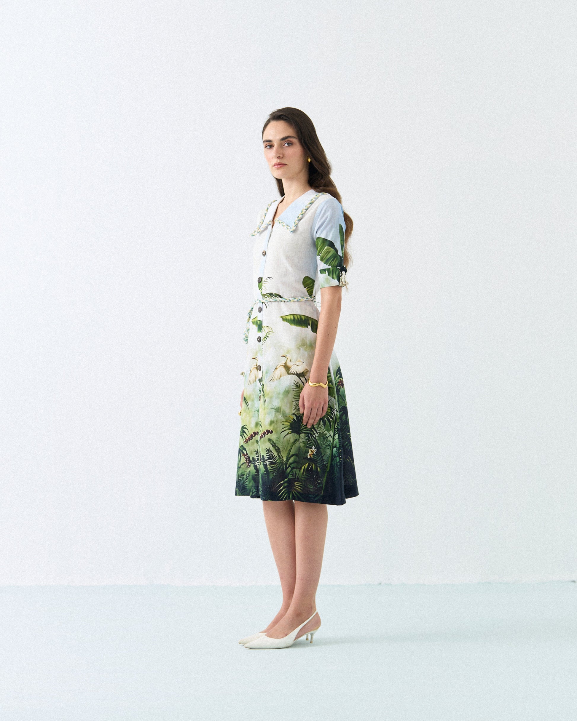 GREEN SAFARI DRESS Label By Mohita