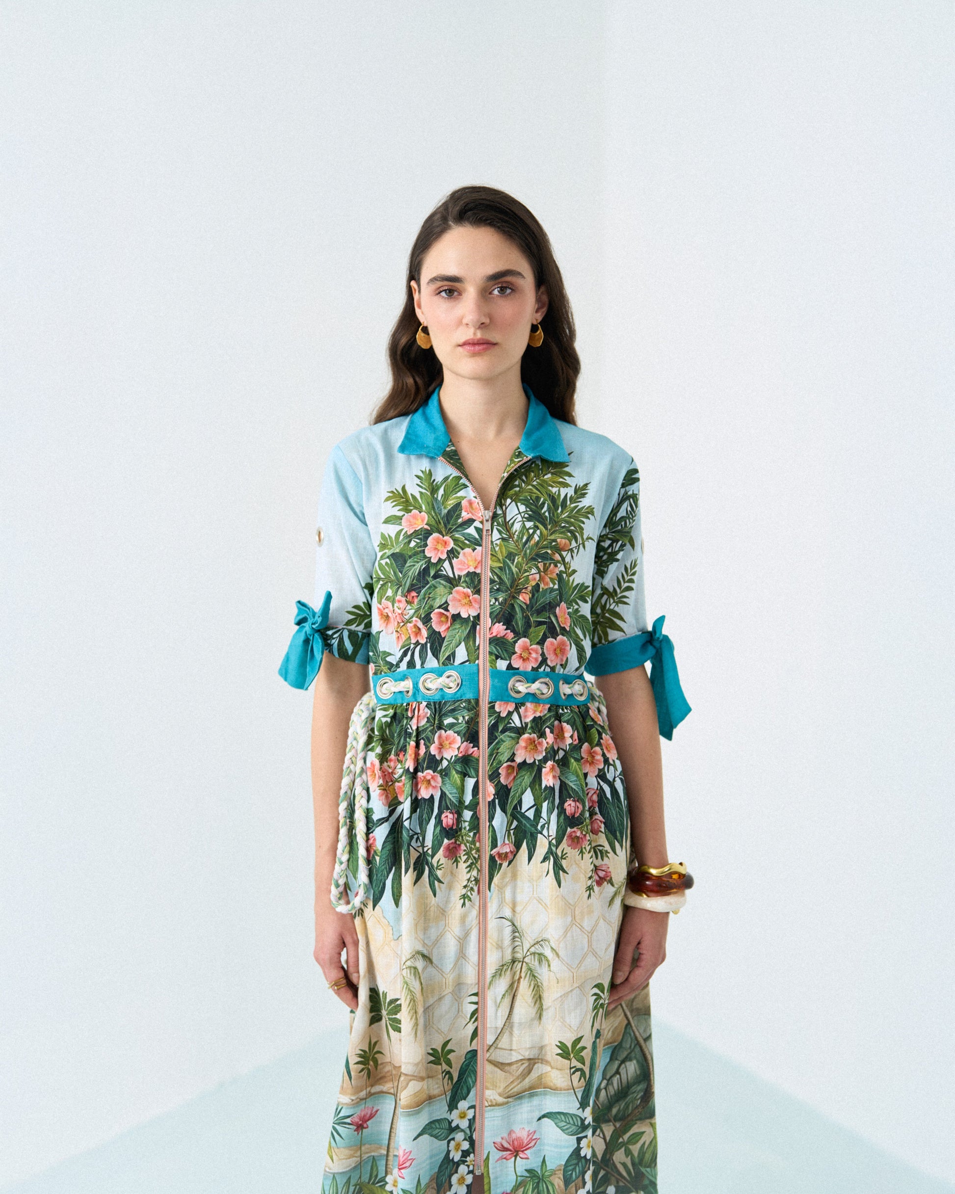 LOTUS BLOOM ZIP DRESS Label By Mohita