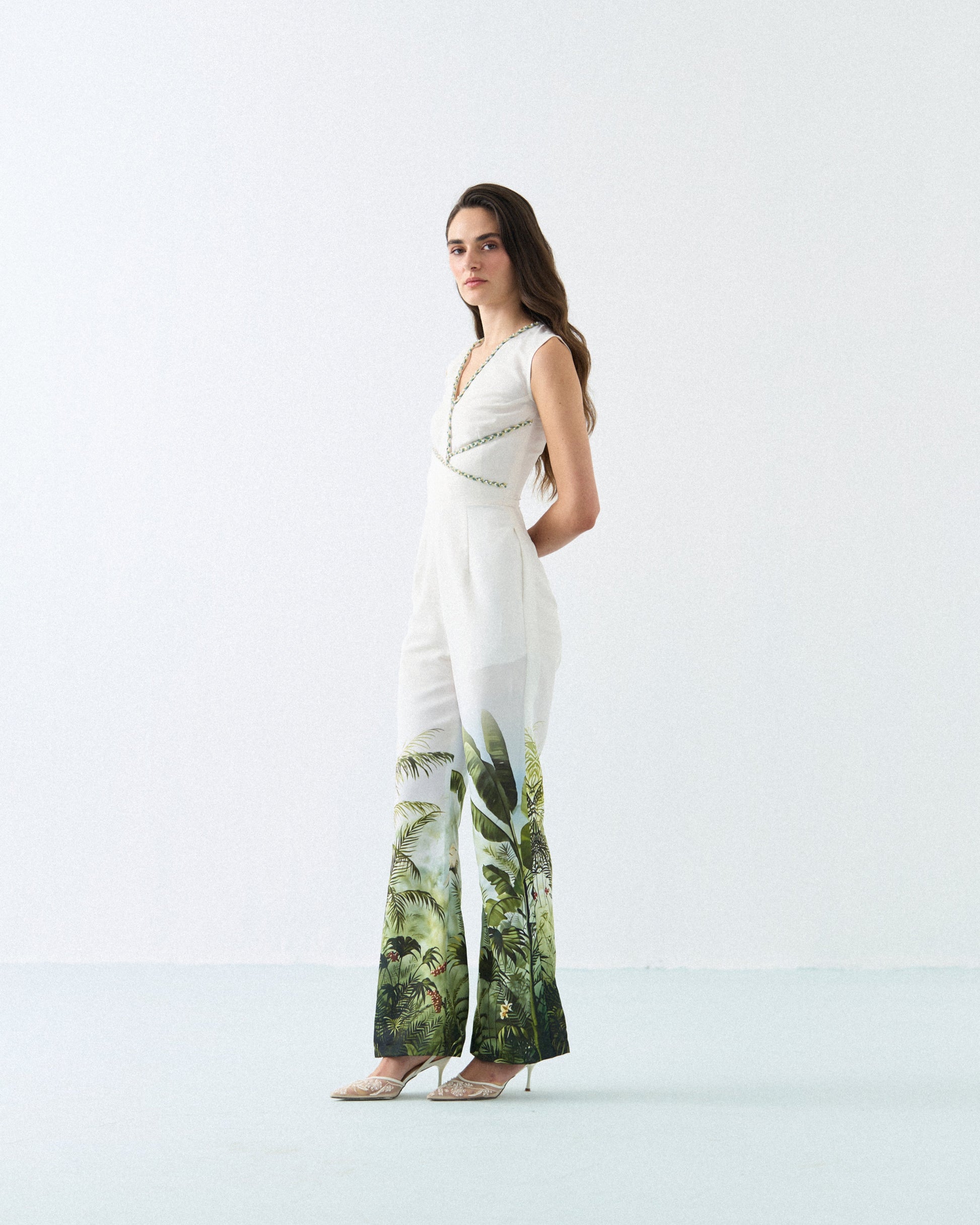 V-neck safari jumpsuit Label By Mohita