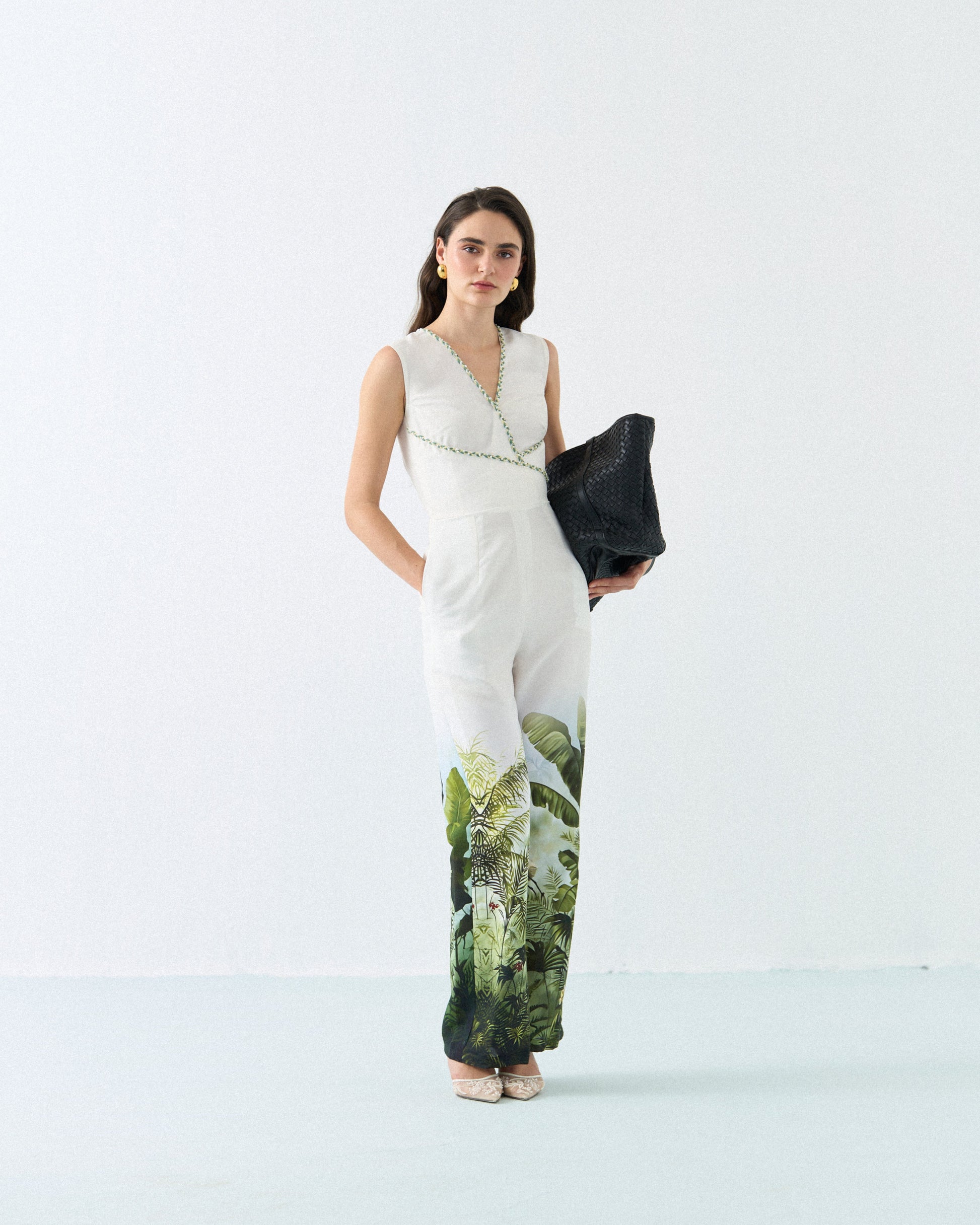 V-neck safari jumpsuit Label By Mohita