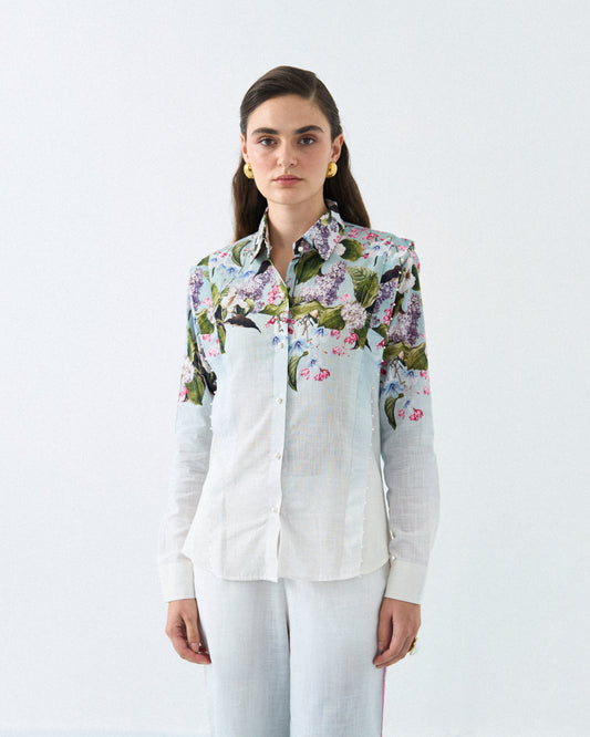 SKY BLOSSOM ELEGANCE SHIRT Label By Mohita