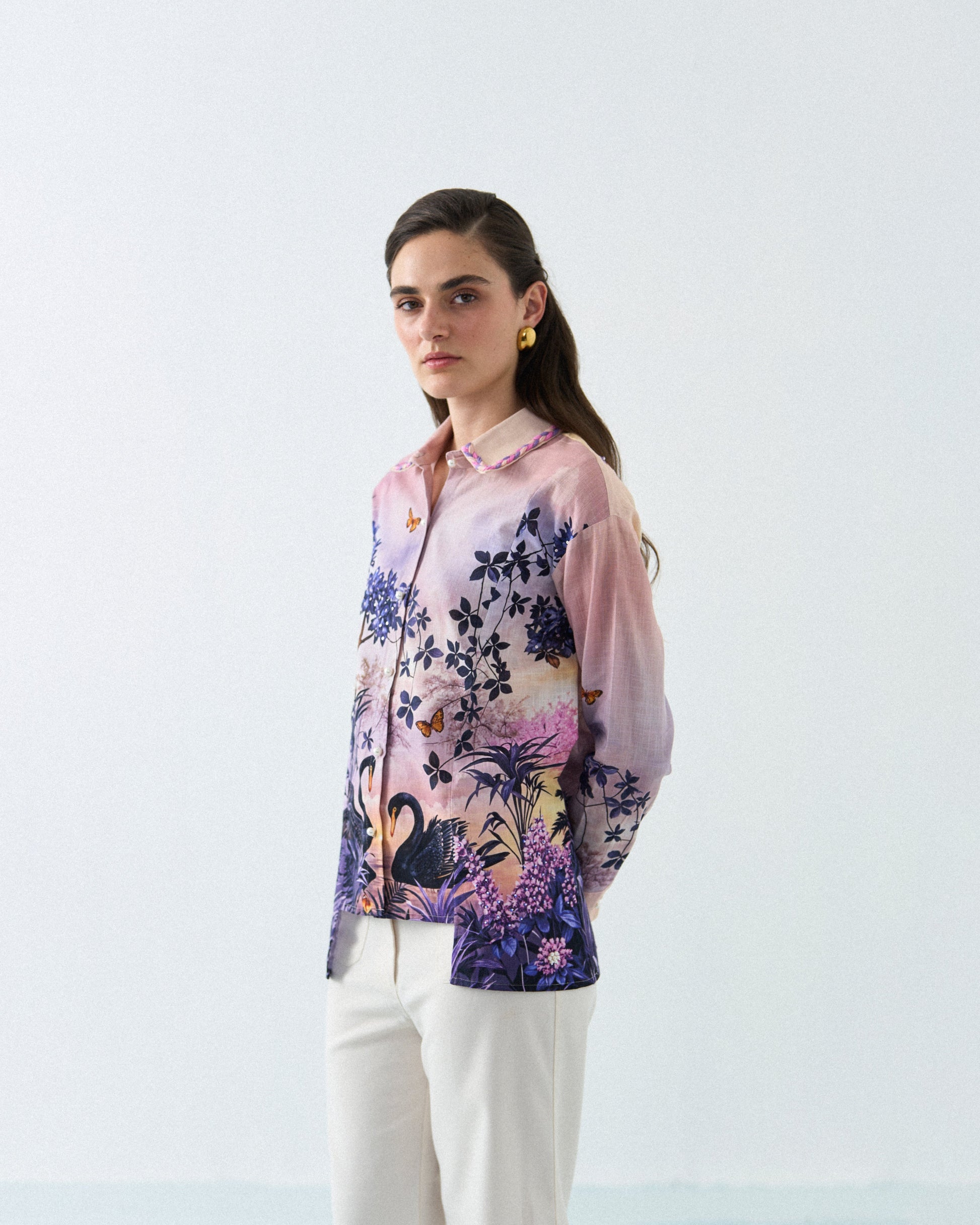 SWAN GLOW SHIRT Label By Mohita