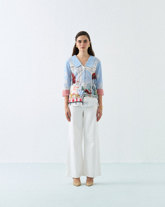 CHEETAH LOUNGE SHIRT Label By Mohita