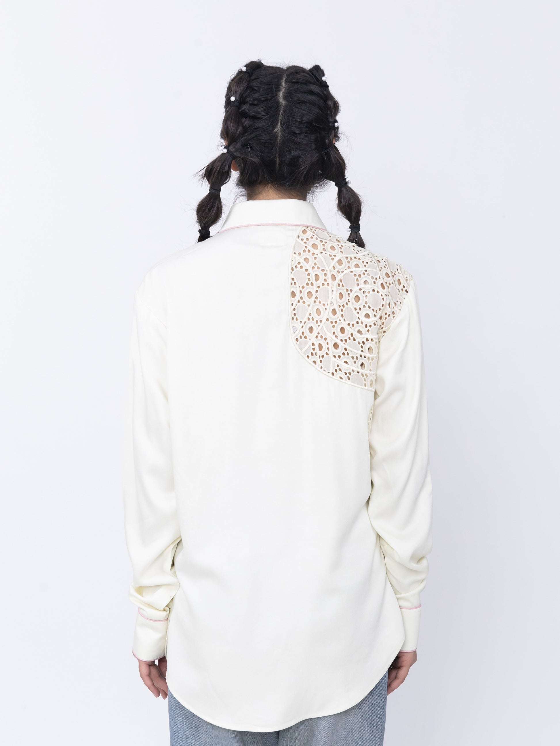 SCHIFFLI EMBROIDERED SHIRT Label By Mohita