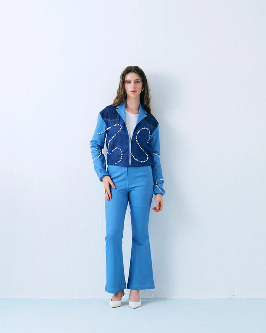 Pearl bomber jacket Label By Mohita