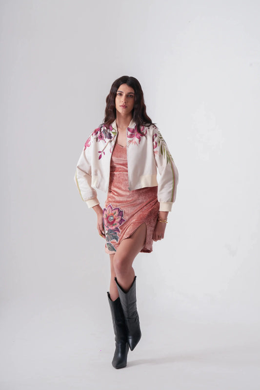 Rosy slit dress Label By Mohita