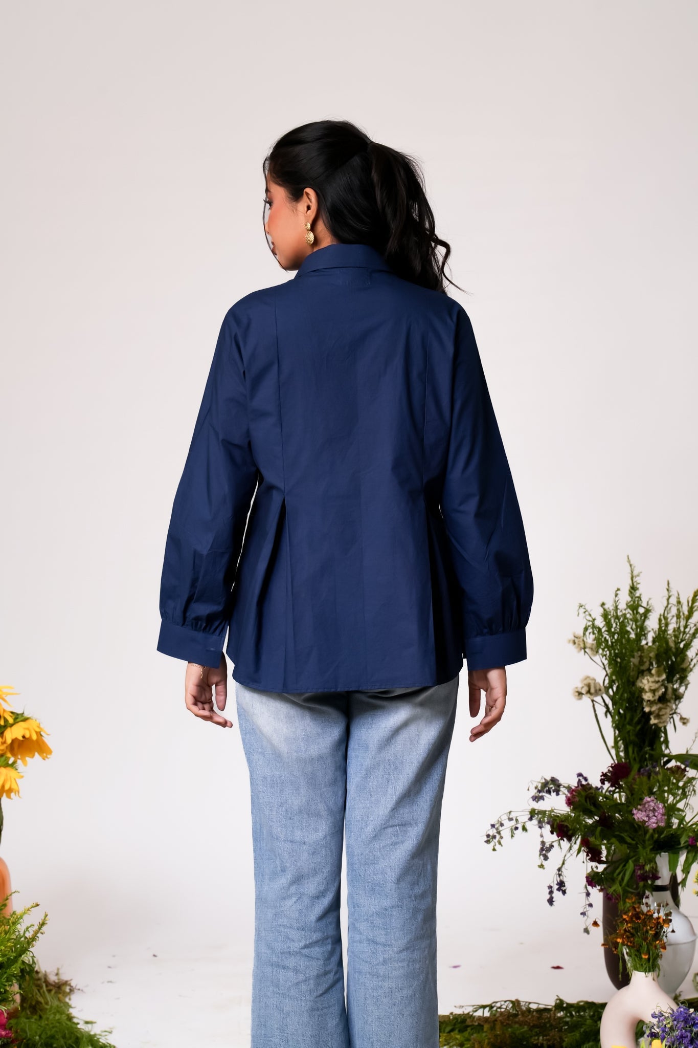 Playful Embroidered shirt Label By Mohita