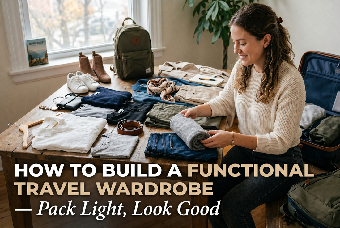 How to Build a Functional Travel Wardrobe — Pack Light, Look Good Label By Mohita