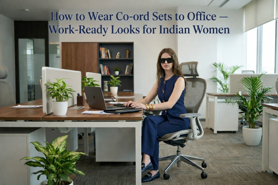 How to Wear Co-ord Sets to Office — 8 Work-Ready Looks for Indian Women Label By Mohita