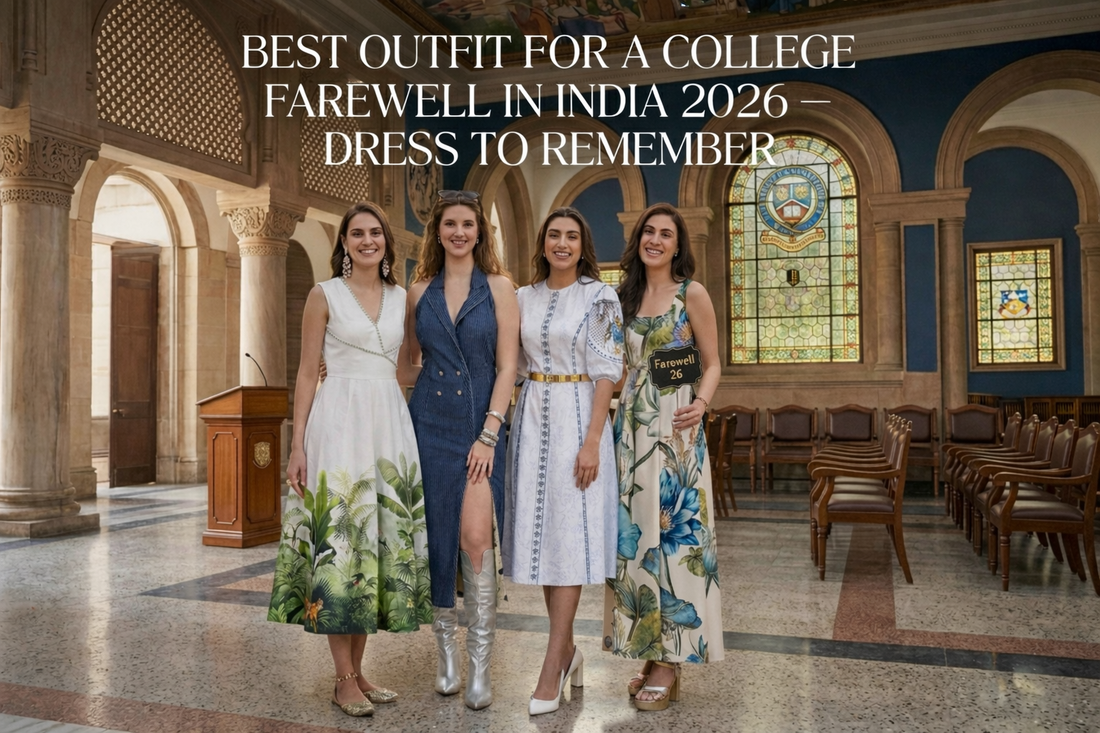 Best Outfit for a College Farewell in India 2026 — Dress to Remember Label By Mohita