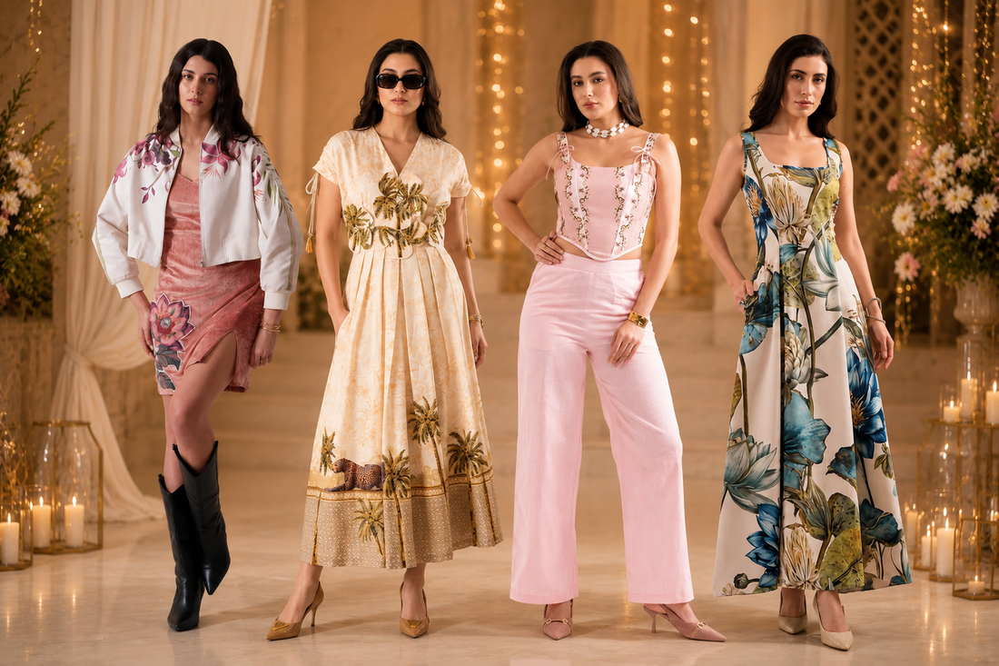 Wedding Guest Western Outfit Guide for Indian Women — What to Wear to Every Function in 2026 Label By Mohita