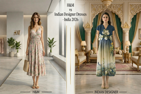 H&M Dresses vs Indian Designer Dresses India 2026 — What's Worth Buying Label By Mohita
