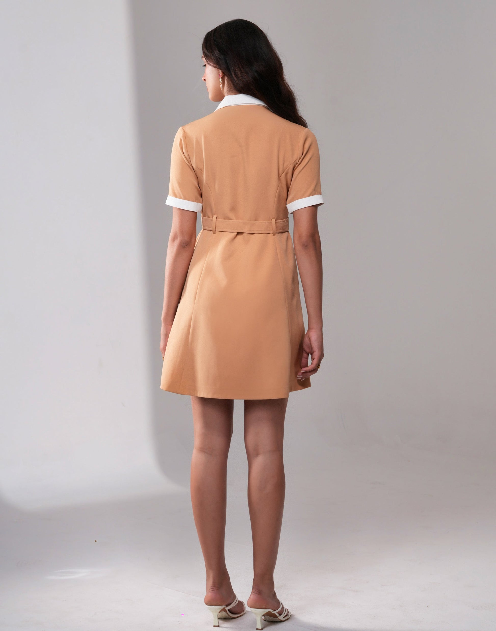 SAND DUNE BELTED DRESS Label By Mohita