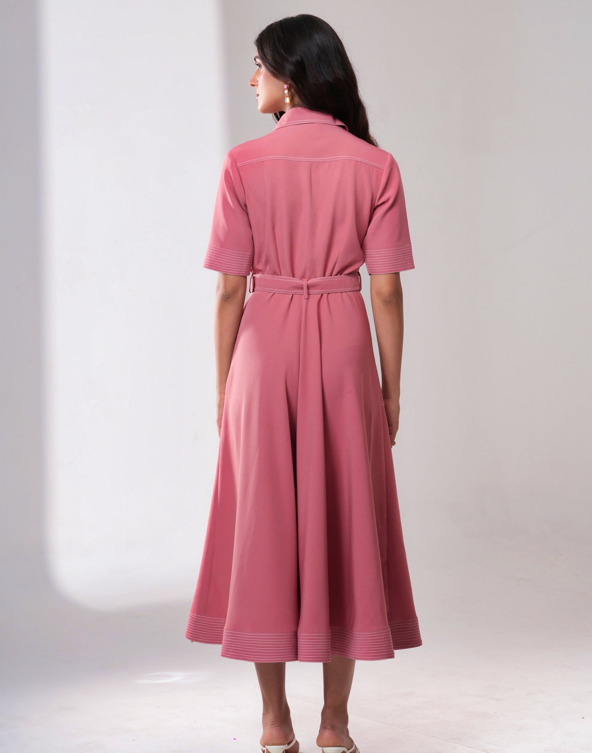 BLUSH POCKET POLO DRESS Label By Mohita