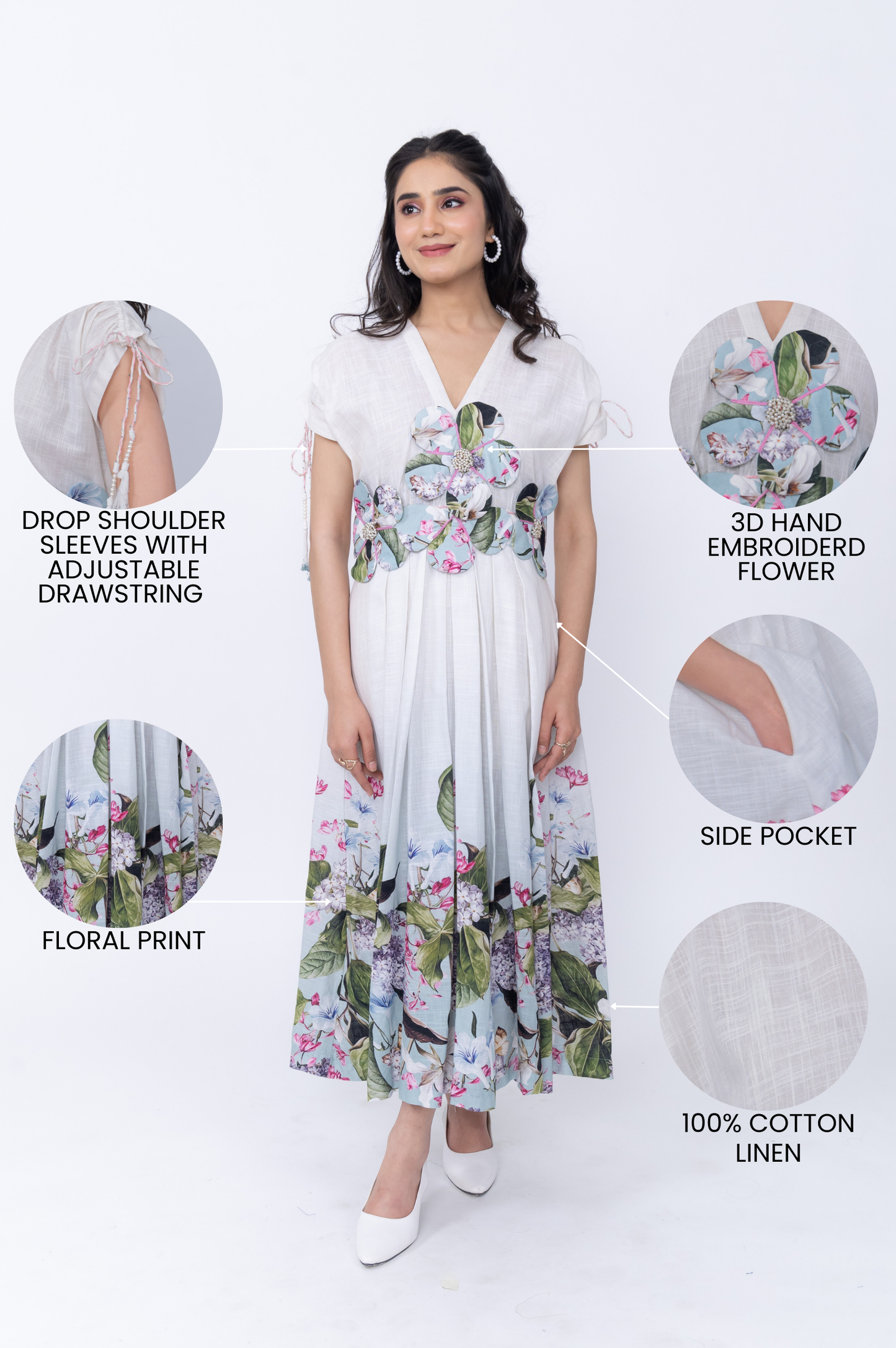 SKY BLOSSOM 3D DRESS