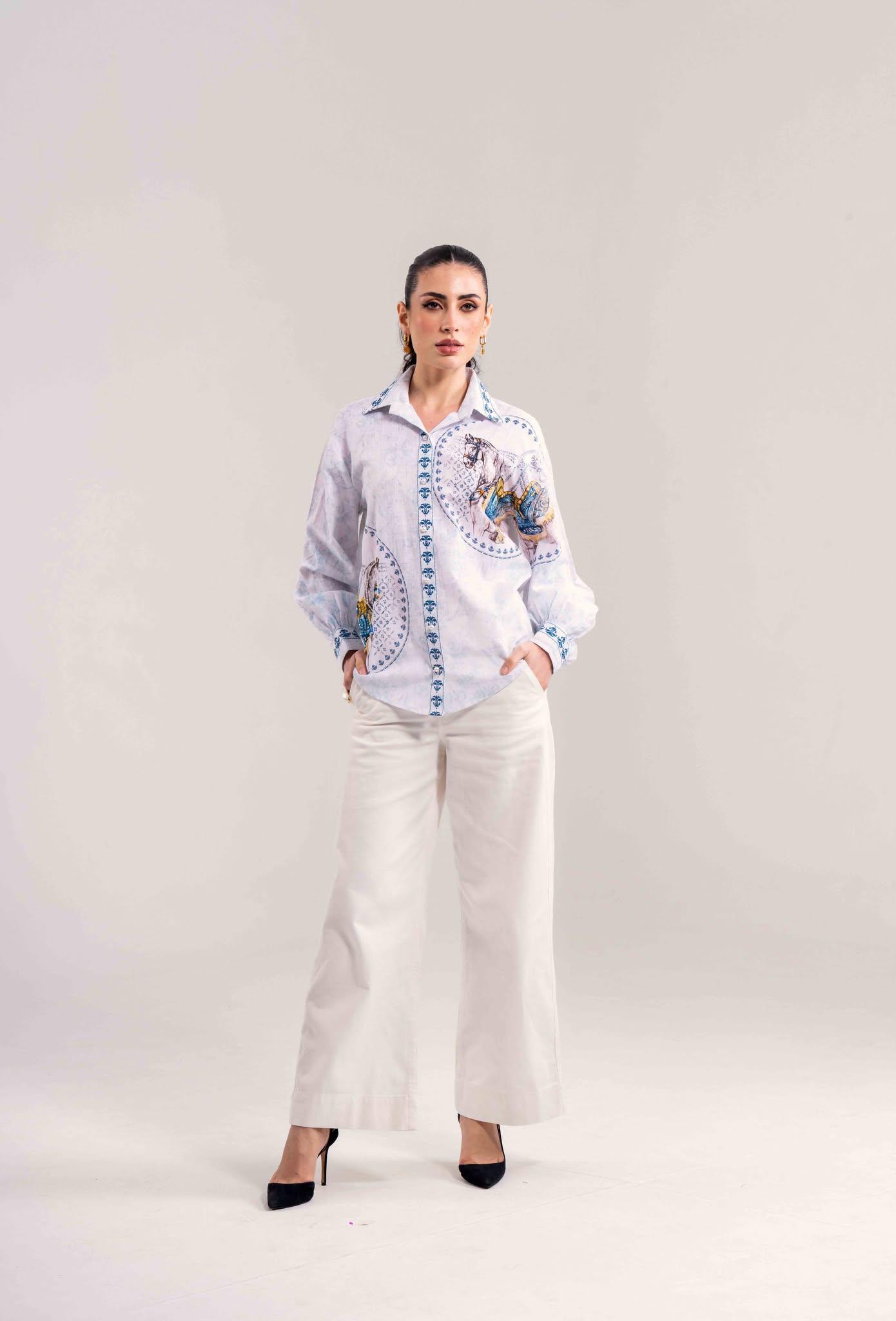 HERITAGE HORSE SHIRT Label By Mohita