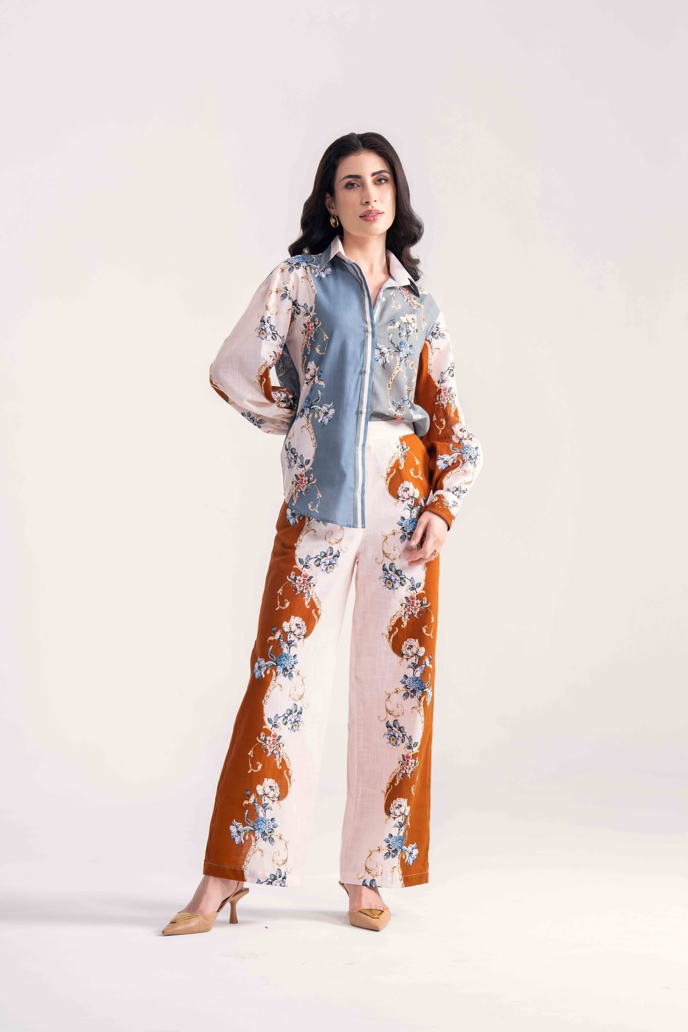 TRI BLOOM CORDSET Label By Mohita