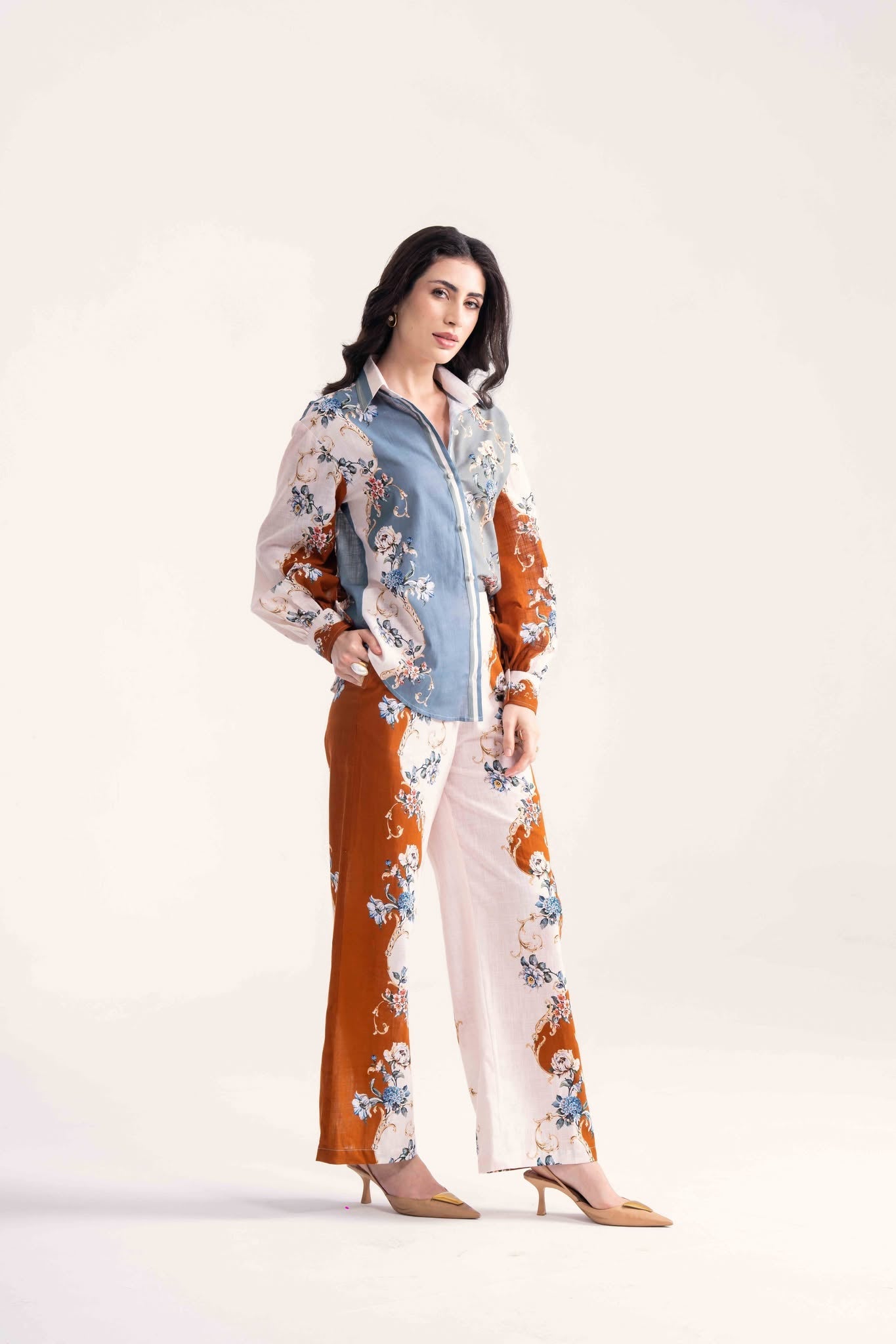 TRI BLOOM CORDSET Label By Mohita