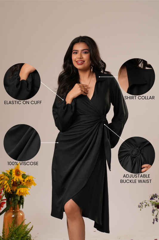 Draped Detail Dress