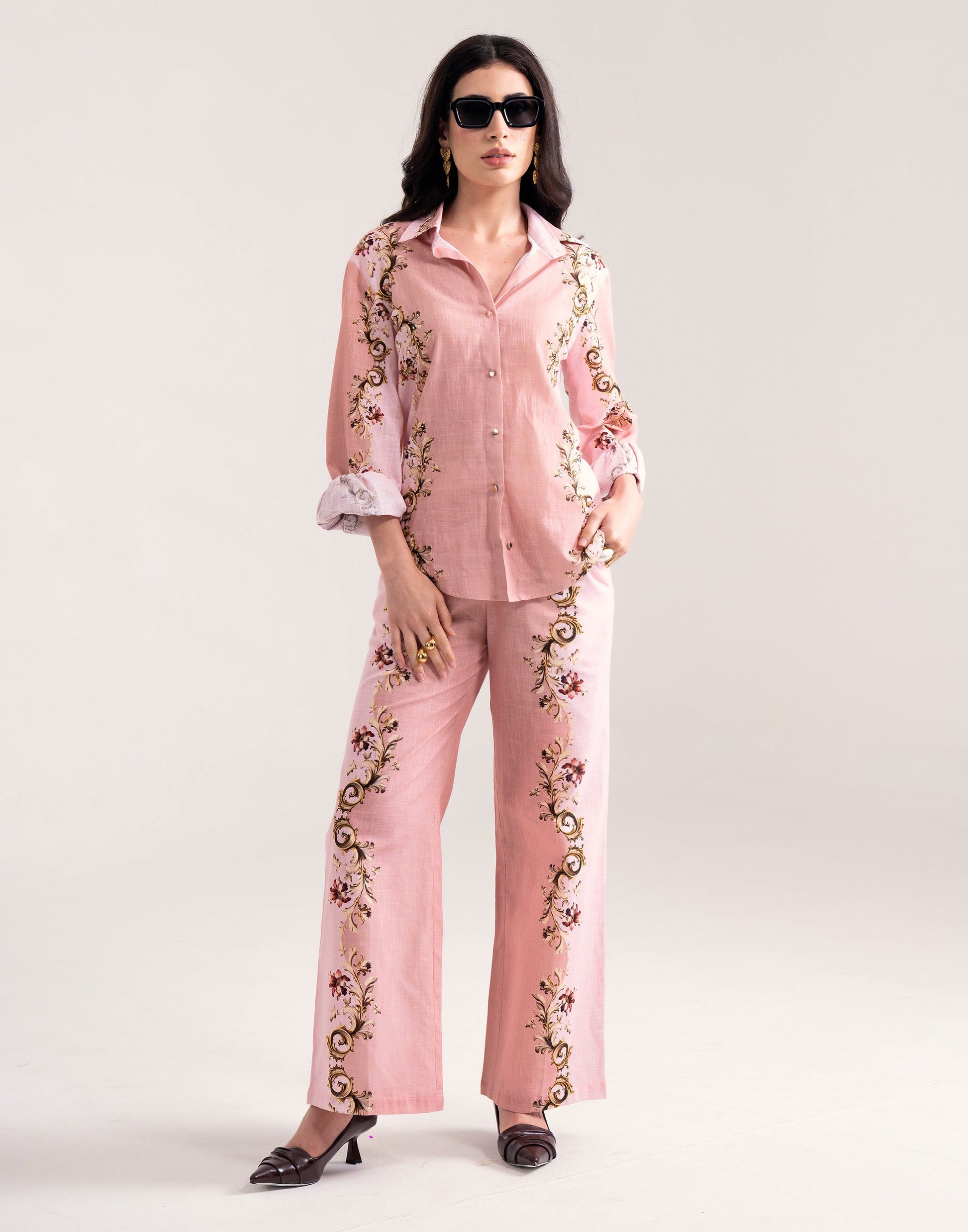 ANTIQUE PINK SET Label By Mohita