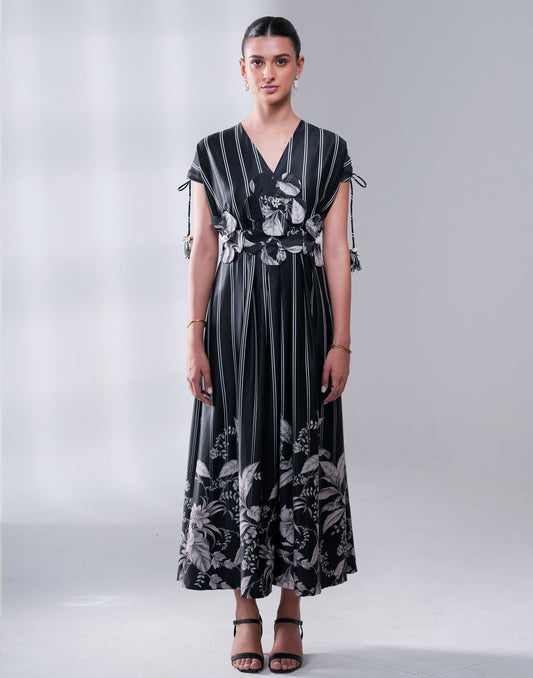 NOIR NOMAD 3D DRESS Label By Mohita