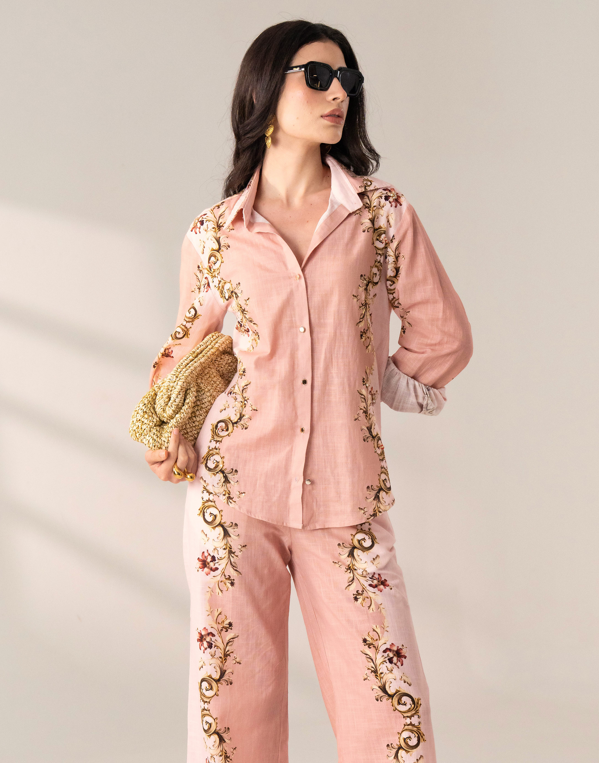 ANTIQUE PINK SET Label By Mohita
