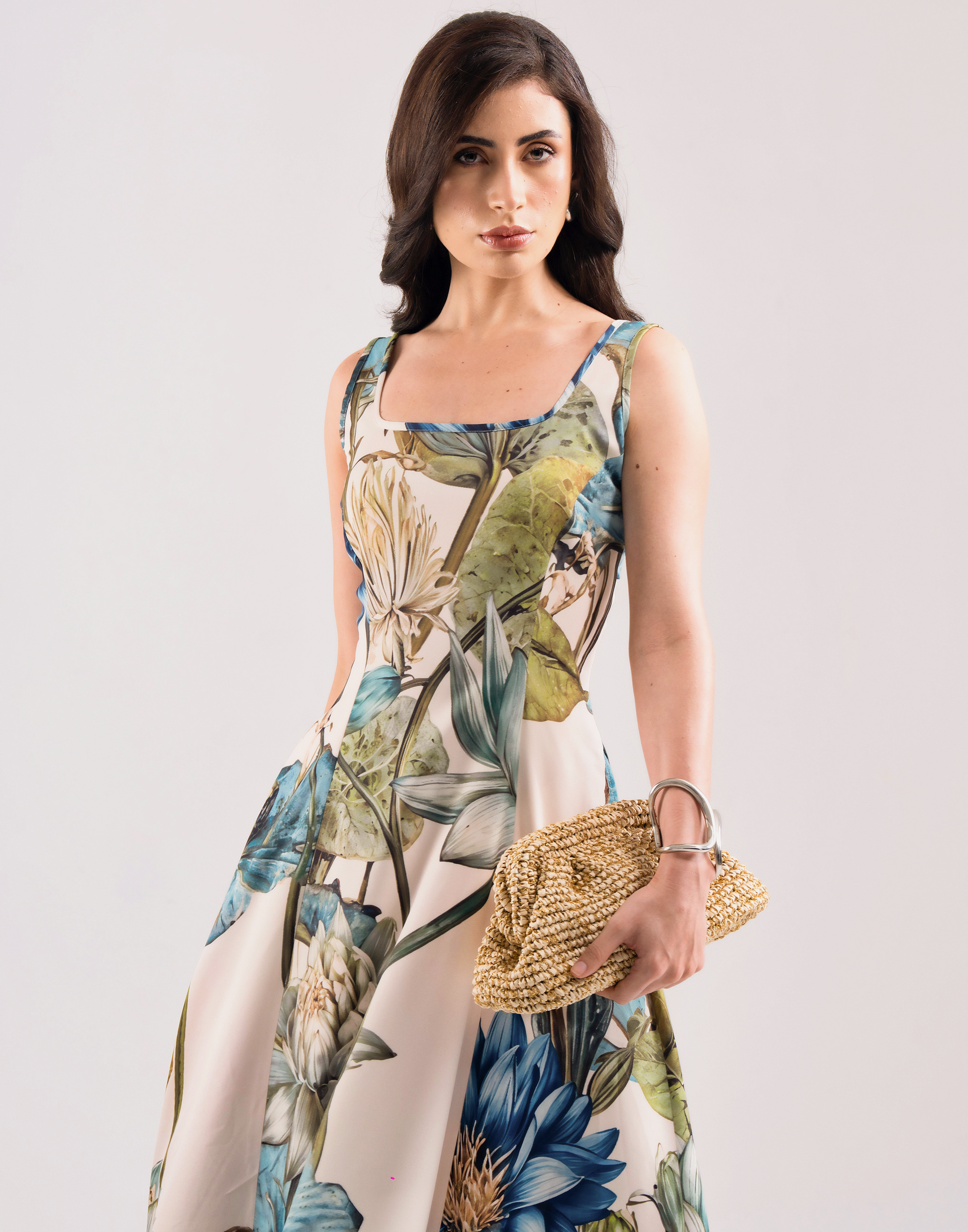 AZURE BOTANICA DRESS Label By Mohita