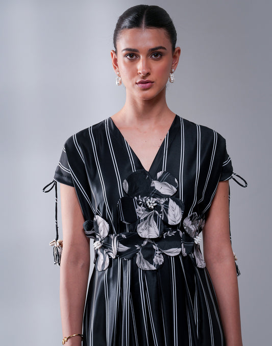 NOIR NOMAD 3D DRESS Label By Mohita
