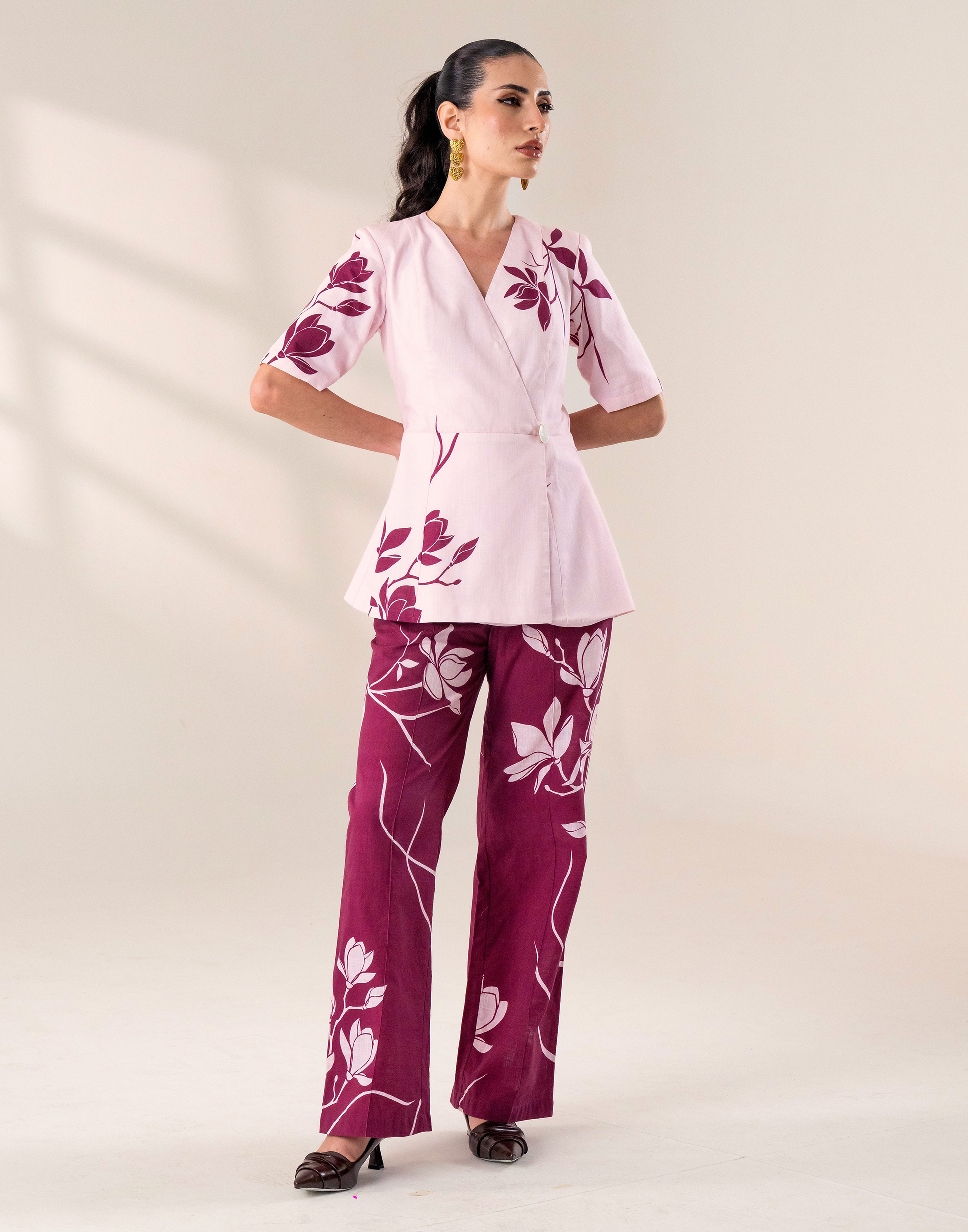 BLUSH PINK CO-ORD SET Label By Mohita