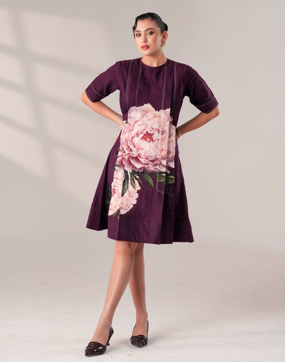 The Painted Garden Dress — signature Label by Mohita designer dress