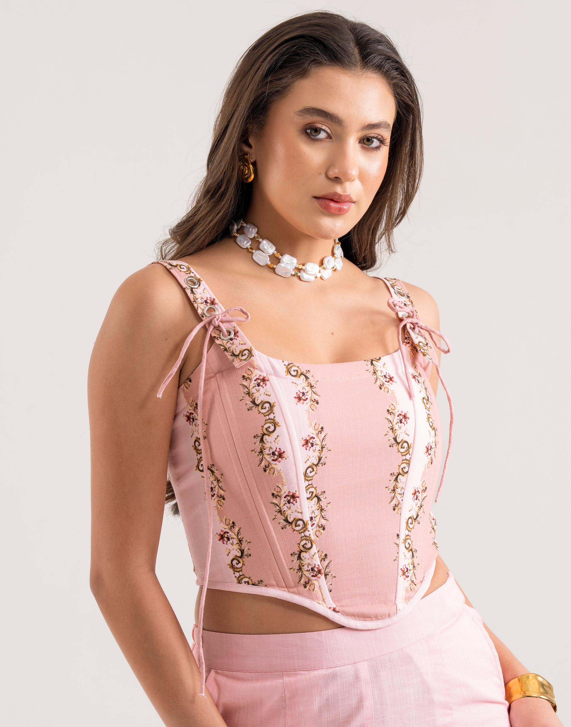 ANTIQUE PINK CORSET Label By Mohita