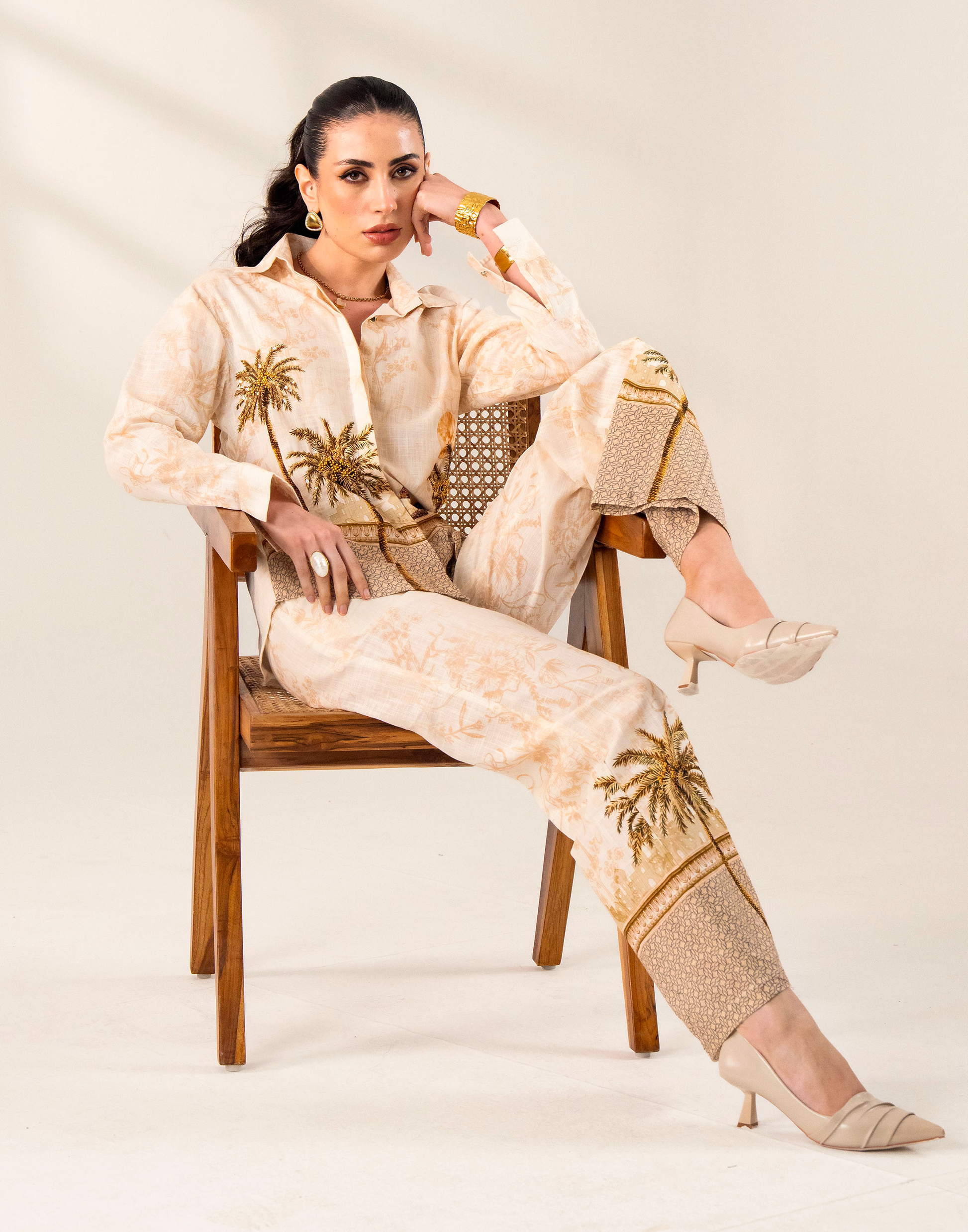 CHEETAH RESORT CORDSET Label By Mohita