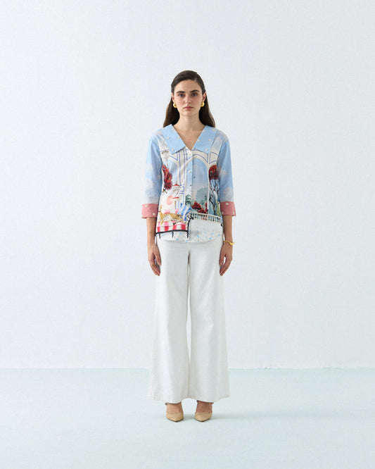 CHEETAH LOUNGE SHIRT Label By Mohita