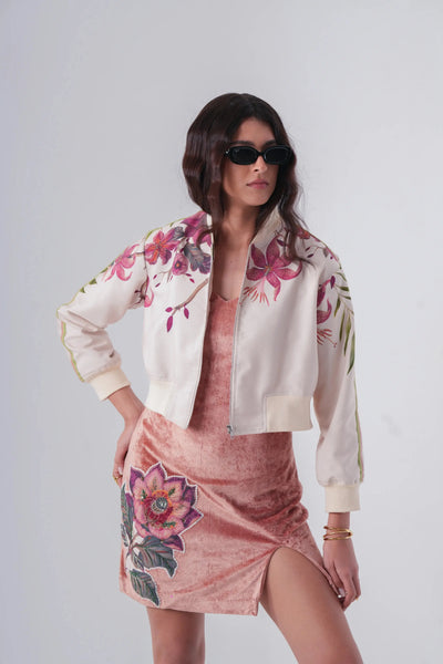 Canvas Bomber Jacket — versatile statement outerwear