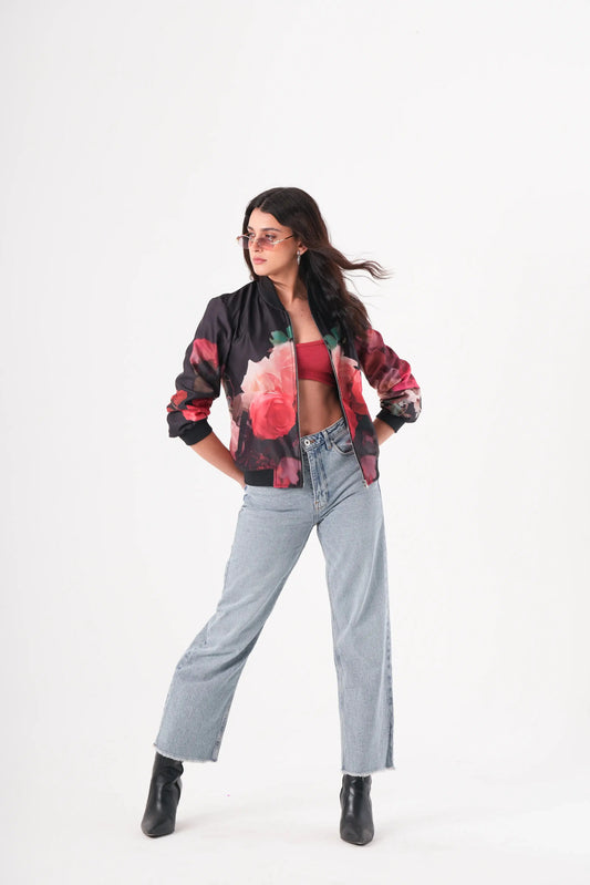 Crimson bomber Label By Mohita