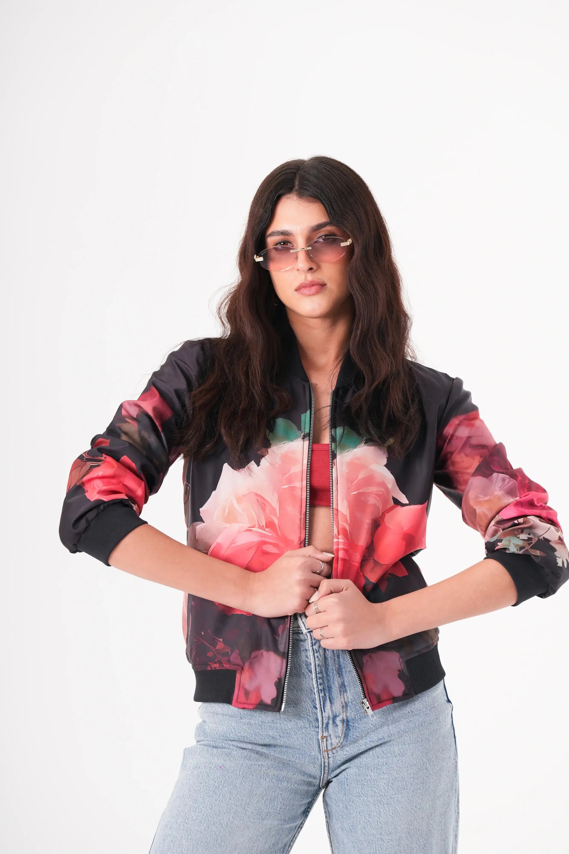 Crimson bomber Label By Mohita