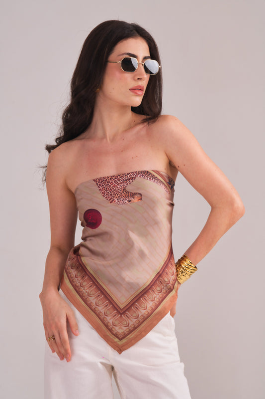 CHEETAH COURTYARD SCRAF Label By Mohita