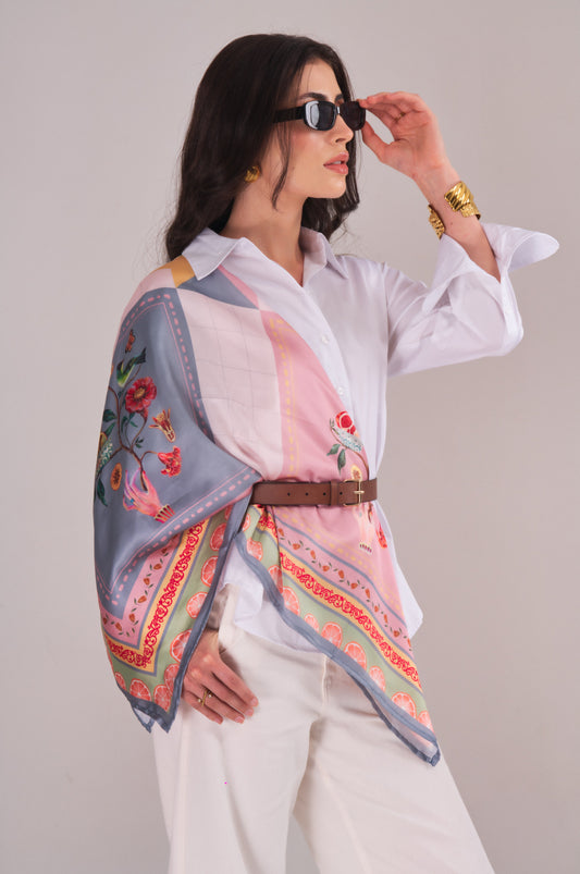 LUDO IN BLOOM SCRAF Label By Mohita