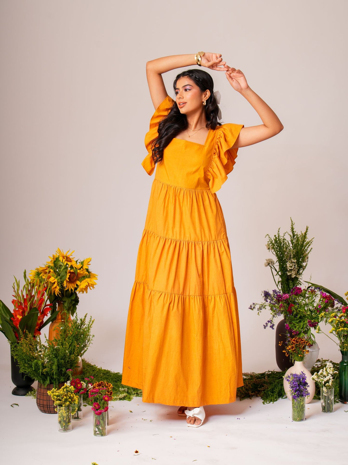 Ruffle Maxi Dress
