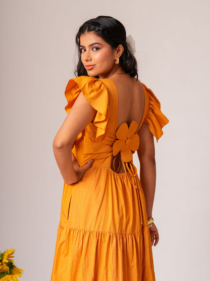 Ruffle Maxi Dress