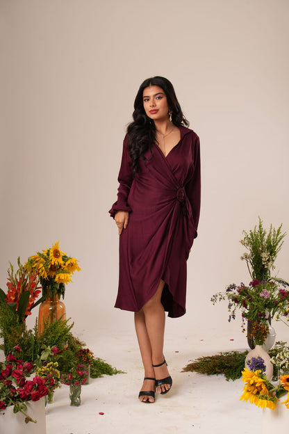 Draped Detail Dress