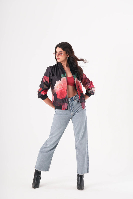 Crimson bomber Label By Mohita